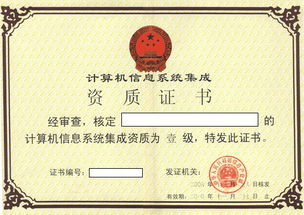 計算機(jī)信息系統(tǒng)集成企業(yè)資質(zhì)認(rèn)證 定義價值與市場趨勢